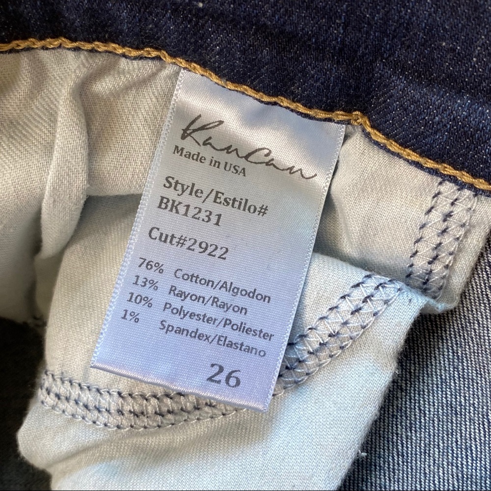 KANCAN Mid-Rise Skinny Stretch Crop Jean Edita 26 - Picture 5 of 9